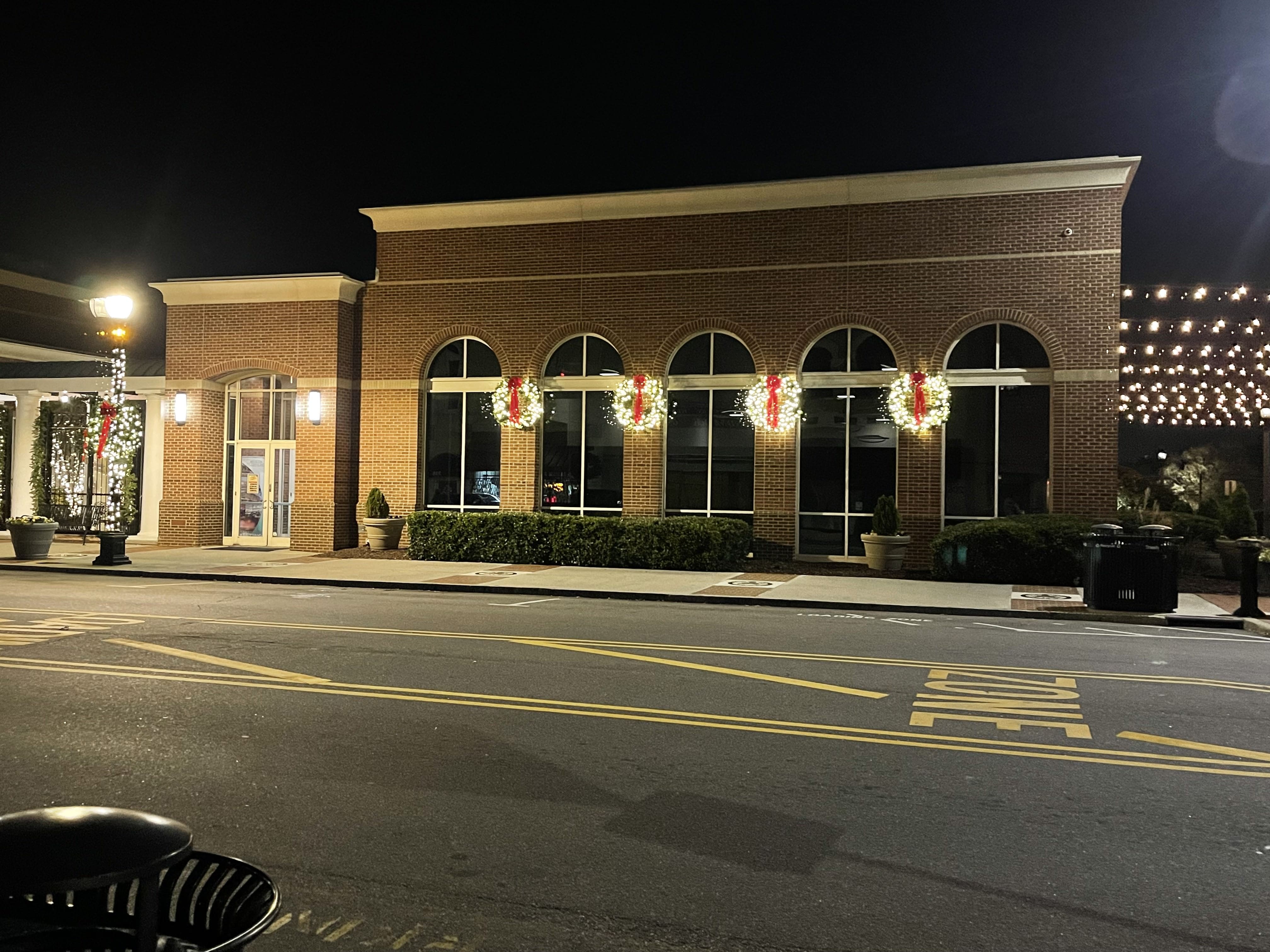 Commercial Christmas Light Installation Greenville, SC