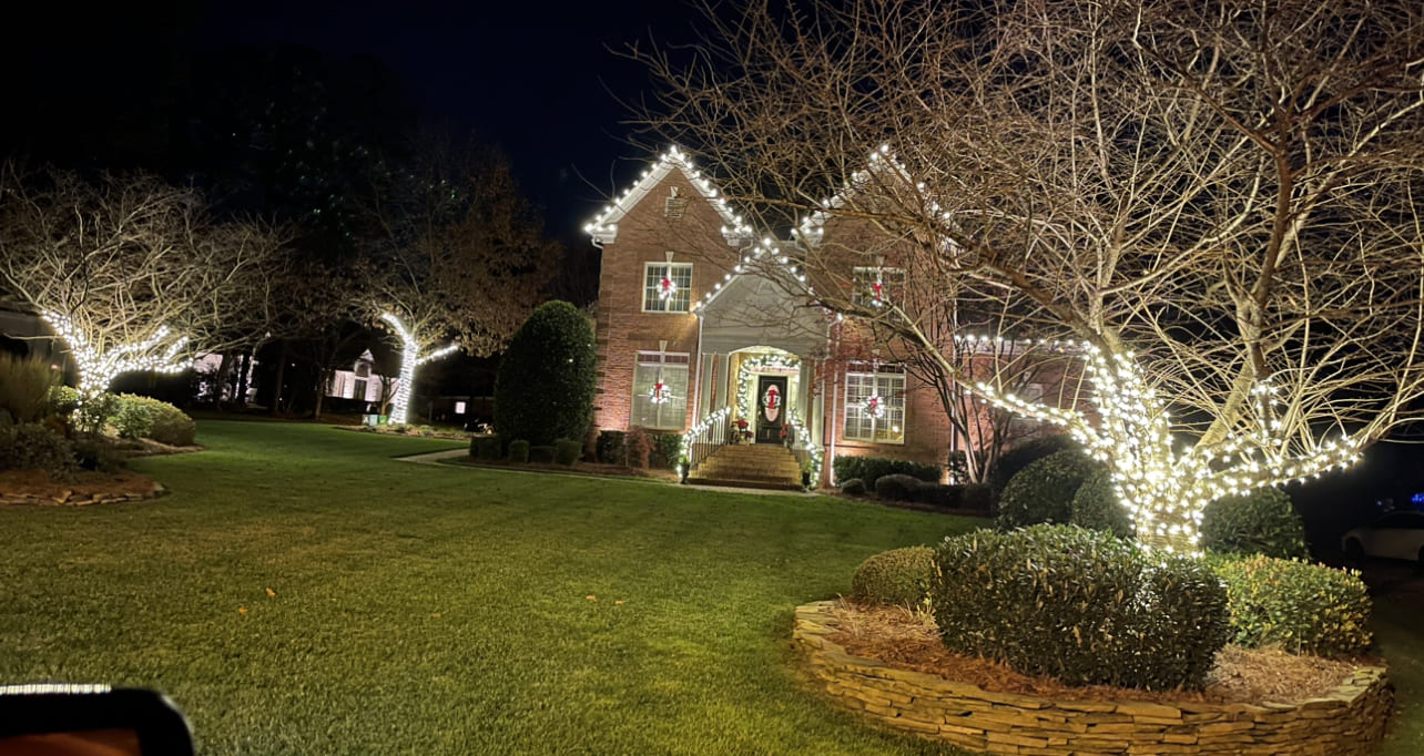 Christmas Light Installation Anderson, SC